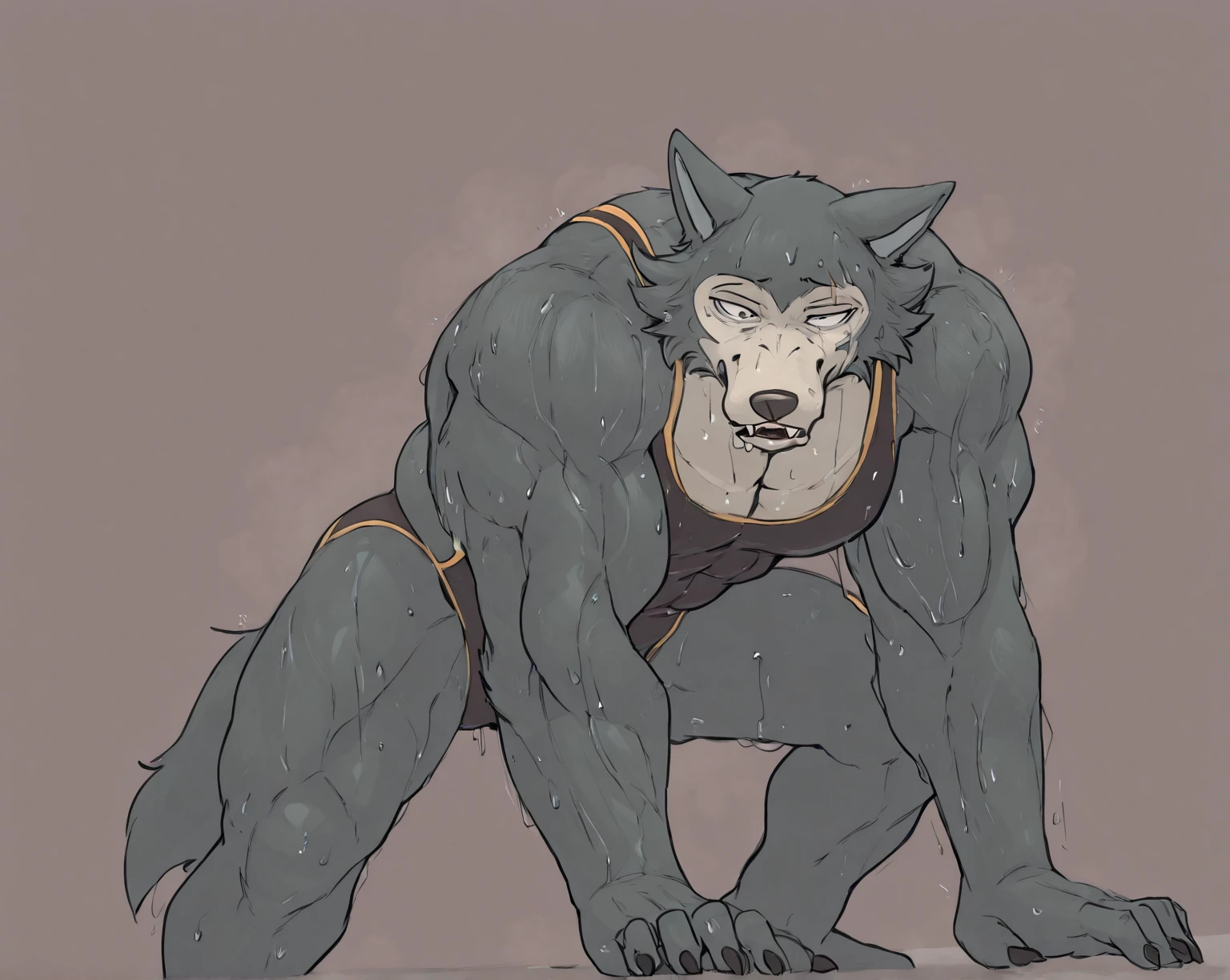 masterpiece,best quality,z0r0j, furry, beard, bernard_(lustful_desires), biceps, canid, canine, canis, claws, facial_hair, fur, lustful_desires, male, mammal, muscular, muscular_male, mythological_canine, mythological_creature, mythology, solo, tail, werecanid, werecanine, werecreature, werewolf, wolf, yellow_eyes, detailed eyes, nice eyes, (4toes), (crossed arms), closed mouth, looking at viewer, 



, z0r0j, masterpiece,best quality,amazing quality,