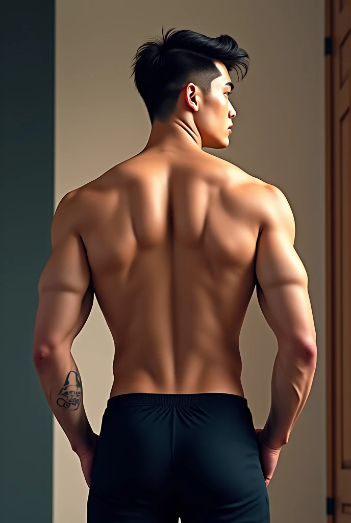 1 handsome naked Chinese guy,18-year-old male high school student,majestic,Who is Shi Yu?, Li Yuanbin, Kim Hyung Tae, Kim Hyung Tae, Yin Shishan, Handsome Chinese muscular guy,Broad shoulders and narrow waist,A handsome guy wearing brief,Form-fitting fabric contours the bust, bare chest,in a remote warehouse,hands tied behind back,Hands tied behind the back,hands tied behind back,Masculine and sexy,High,Muscles look good,hairy body,Wheat complexion,black eyes(thin eyes 1:3),whole body image, bare butts, nice big butts, long big penis, huge penis, men penis,