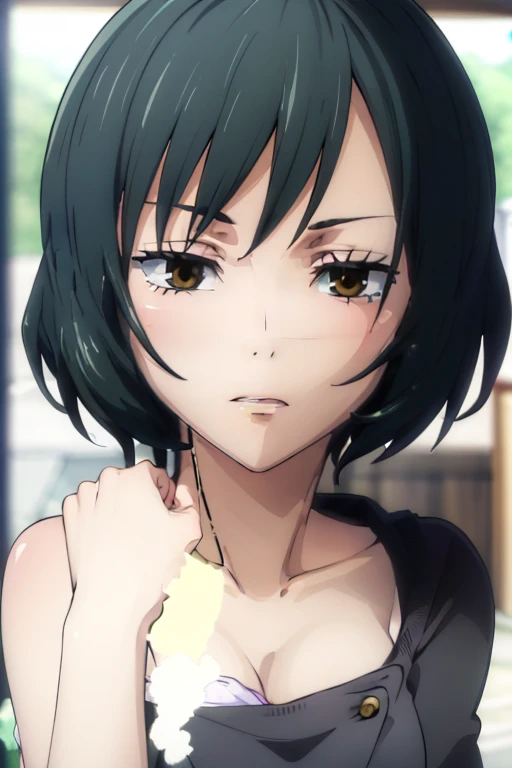 (masterpiece), (best quality), (ultra-detailed), very aesthetic, illustration, perfect composition, intricate details, absurdres, detailed face, (intricate),1girl, (kirigaya suguha, sword art online, green eyes, black hair, medium breasts, solo), (shy, blash,embarrassing), (narrowed eyes), (glowing eyes:1.2), bathtowel, sit, glare, bathroom, looking away, wet, perfect face, 4k, extremely detailed anime illustration,, enhanced details,cowboy shot,perfect anatomy,smooth skin, (black background), cristal clear eyes, beautiful face,(anime style:1.5), (highres:2),