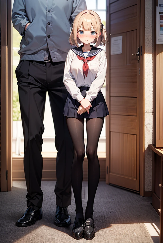 shota, little boy, spats, white hair, boy, nsfw, penis,