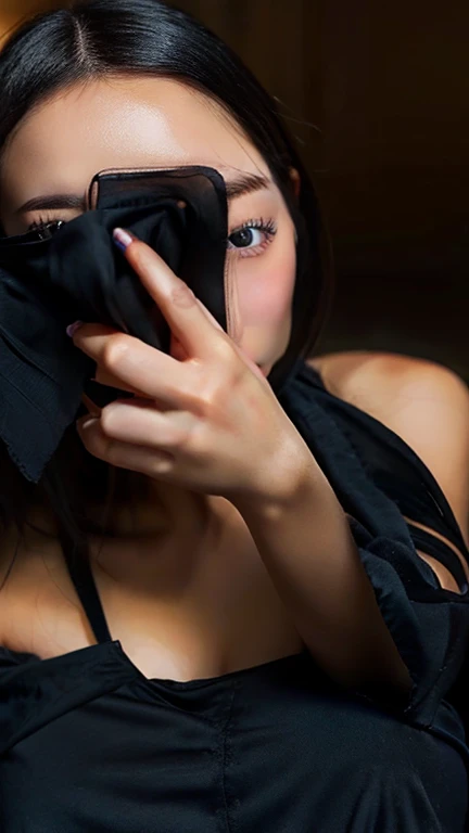 1girl,sexy pose,best quality,masterpiece,illustration,an extremely delicate and beautiful,CG,unity,8k wallpaper,Amazing,finely detail,masterpiece,official art,extremely detailed CG unity 8k wallpaper,incredibly absurdres,huge filesize,ultra-detailed,highres,extremely detailed,beautiful detailed girl,light particles,realistic,x-ray,soft light,from side,look at viewer,Disney Land,outdoor, 1 girl,Japanese,25 yo,(Slender body:1.4),Black semi-long hime cut hair with blunt bangs, BREAK ((completely nude)),nipples,hairy pussy, BREAK ((wearing white mask)),((from head to knee shot)),