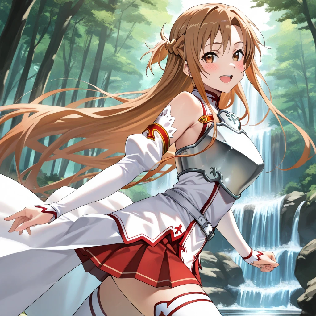<lora:LCM_LoRA_Weights_SD15:1>,masterpiece,best quality,highly detailed,1girl,solo,scared,panicking,screaming,raised eyebrows,crying,tears,closed eyes,
<lora:asuna_(sao)_v1:0.7>,aaasuna,long hair,brown hair,braid,brown eyes,bare shoulders,armor,breastplate,white sleeves,detached sleeves,red skirt,pleated skirt,white thighhighs,
BREAK
<lora:dissolvingFluid:0.5>,(((fog, liquid, melting, dust cloud, steam, dissolving, torn clothes,melting clothes,white liquid on clothes, dripping, melting skirt, cleavage, side boob, navel, groin, bare stomach, bare thighs, forest,tree))),wet,wet clothes,splashing,upper body,