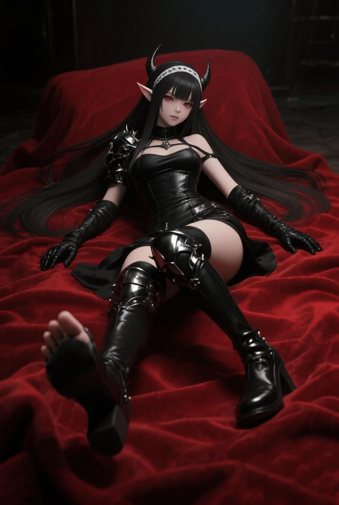 masterpiece, best quality, ultra detailed, watercolor and oil painting fusion, hot black artwork, white line art, beautiful woman, 1 woman, older woman, beauty, perfect anatomy, perfect eyes, perfect fingers, perfect hands, anime girl, bunny girl, bunny uniform, black thighs highs, tight, ass, breast, thighs, black hair, siren black eyes, seductive smile, soft, seductive, hot, spicy, orgasm face, portrait, full body,