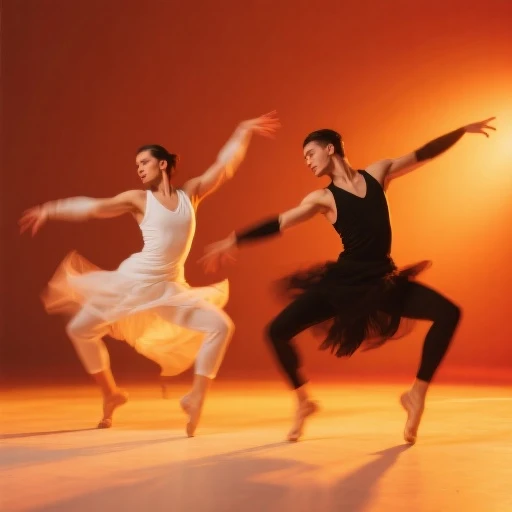 La Danza Nocturna (The pair of dancers continues their dance while a soft melody envelops them. They are immersed in their own world, not knowing they are being watched.)