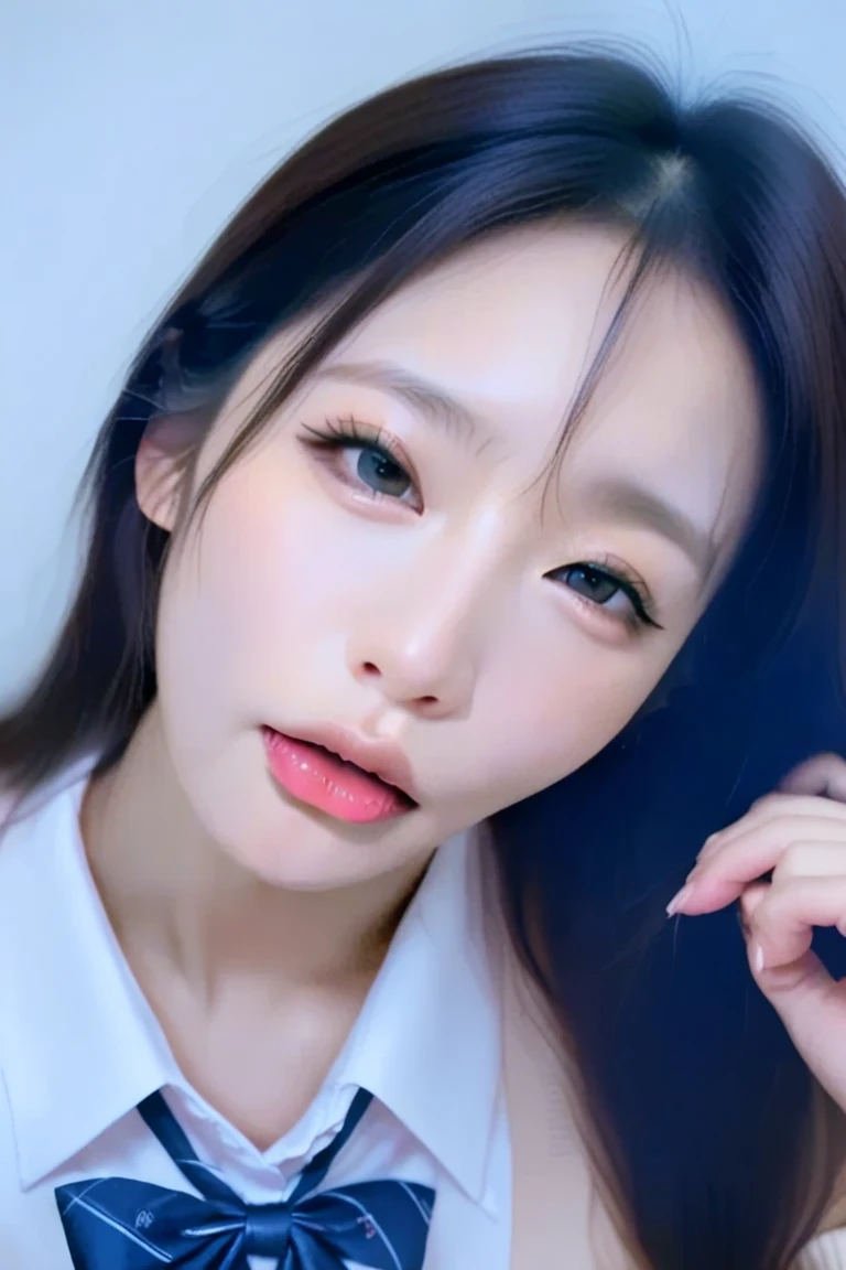 High school girl who keeps inserting her penis into her mouth
