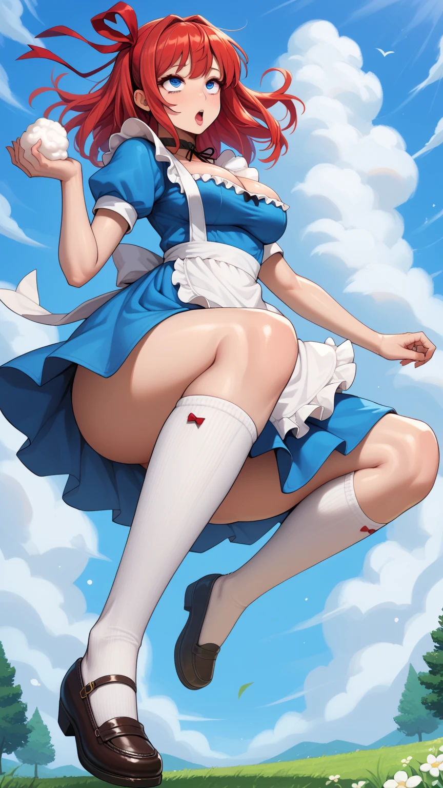 anime girl in black outfit, blue hair and black socks, giantess art, nico robin, Cute anime girl , the anime girl is squatting, highly detailed tiro de giganta, macro giantess, giantess, extremely detailed tiro de giganta, , in a mixed style of æon flow, by Jin Homura, giantess shot1 , high resolution, breastsout, a woman in a blue and white outfit is walking down the street, Thick, , muslos grandes, Oppai proportions, thick-thighs, she has a round and fat belly, hyperrealistic full figure, legs thick, corpo Thick, giantess art, huge legs towering over you, widest hips, Oppai, fofosexyrobutts