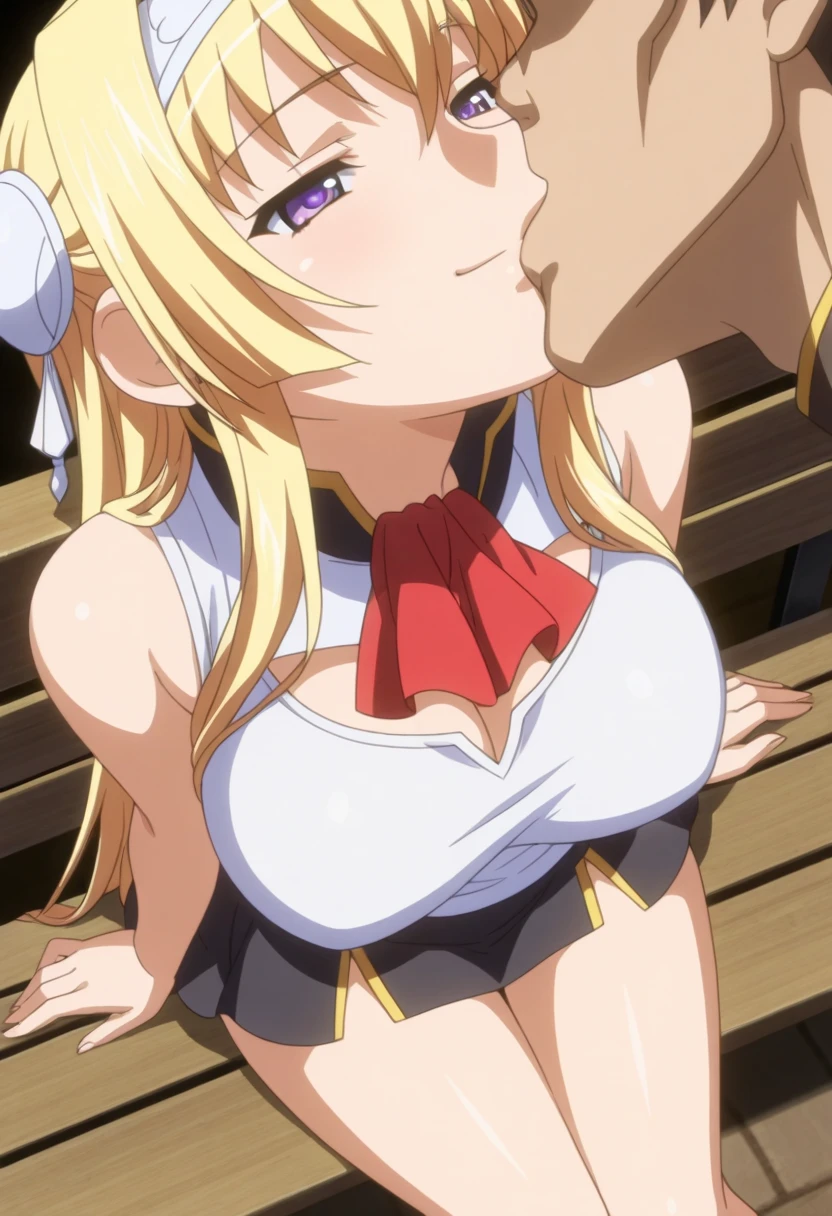Inside,(night),Japanese-style room,steam,Rika Jougasaki,Yellow and orange hair hoop, yukata,undressing,blush,spread her pussy,blush,(naked),((Small breasts)), ((((1boy,vaginale,Sex,cum in pussy,Woman on top,Men are down)))),