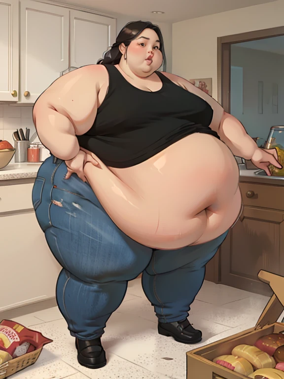 Elderly ssbbw thick Helen_Parr with massive booty, gilf, huge hips,very wide hips,very thick thighs,largest haunches ever,massive buttocks , ssbbw,cellulite,on all fours, lingerie, twerking in mall ,side view