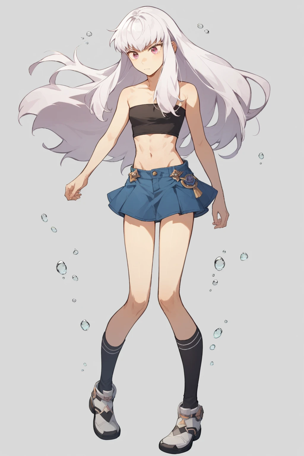 dark skin,Silver Hair,Fox Girl,(((small breasts))),(Perfectly detailed face),(Young) , Super cute face, (((School Swimsuit))),sweaty,High resolution, masterpiece, Highest quality, High resolution,Ground,