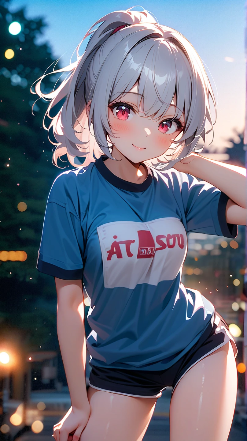 <lora:Style Criin:1> criin
(best quality:1.0), woman, 1girl, solo, young 1girl, stunningly attractive, perfect feminine face, (cute:1.2), silver short wavy hair, medium breasts, detailed background, outdoors, nature backdrop, highres, dynamic angle, (cinematic lighting:1.2), cowboy shot, upper body, (lime OR yellow OR red OR green OR blue OR orange OR purple OR black OR white OR teal OR maroon OR pink t-shirt:1.2), face focus, centered
happy, playful