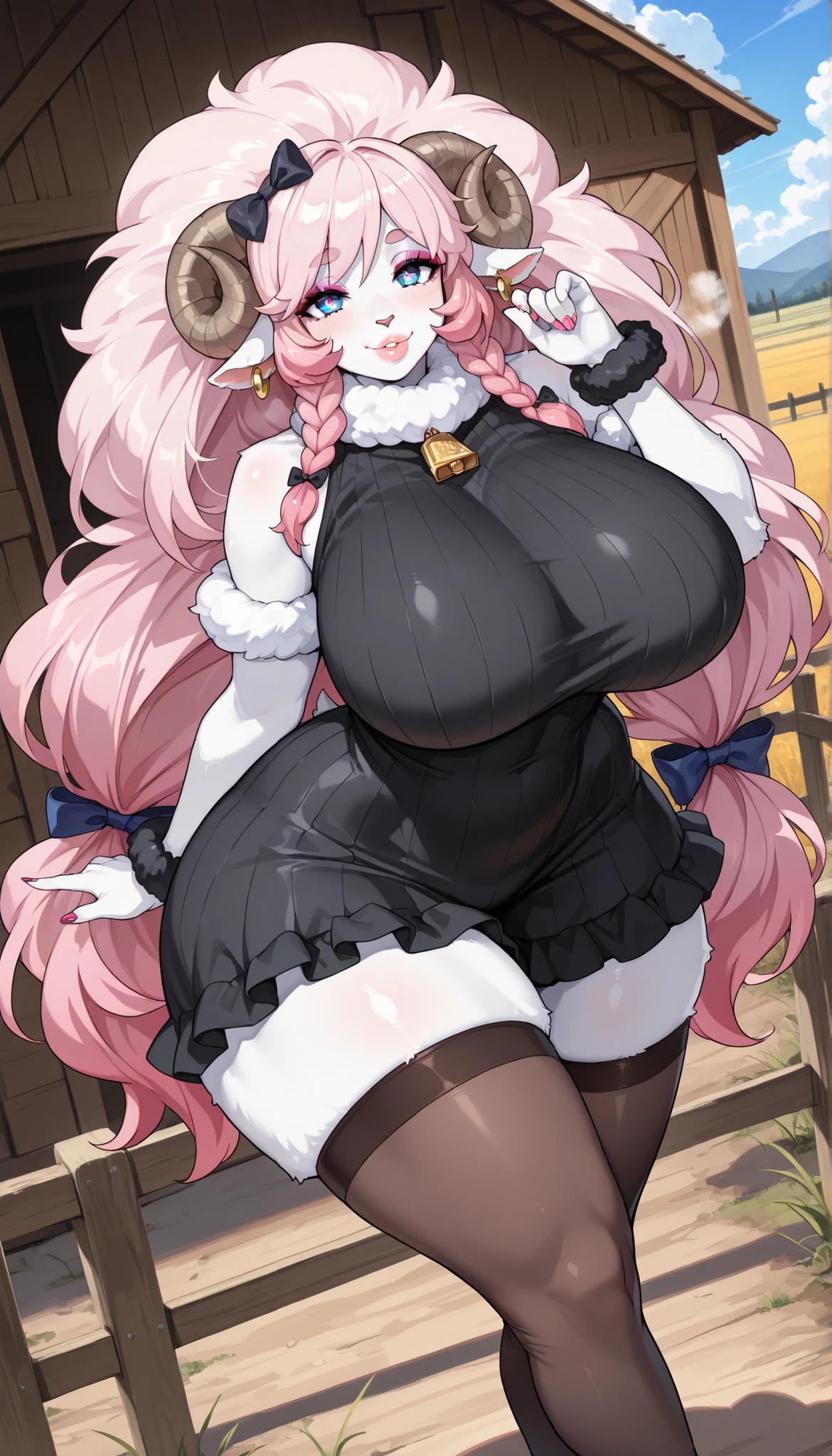 ((masterpiece)),(solo), ((best quality)), (ultra-detailed), (extremely detailed), {best illustration}, ((standing)), ((big breasts)), ((huge breasts)), (solo), emotionless face, solo, long silver white hair, older woman, massive breasts, voluptuous, bunny girl, see-through dress, spaghetti strap, no underwear, thick thighs, solo, massive pink areolas, full body, huge breasts, full body, huge ass, soft thighs, cleavage, aroused, beauty mark around mouth, giant breasts, large areola, soft breasts, 40 years old, exposed pink areola, facing viewer, looking at viewer, very deep cleavage, gigantic breasts, solo, areola peeking out,