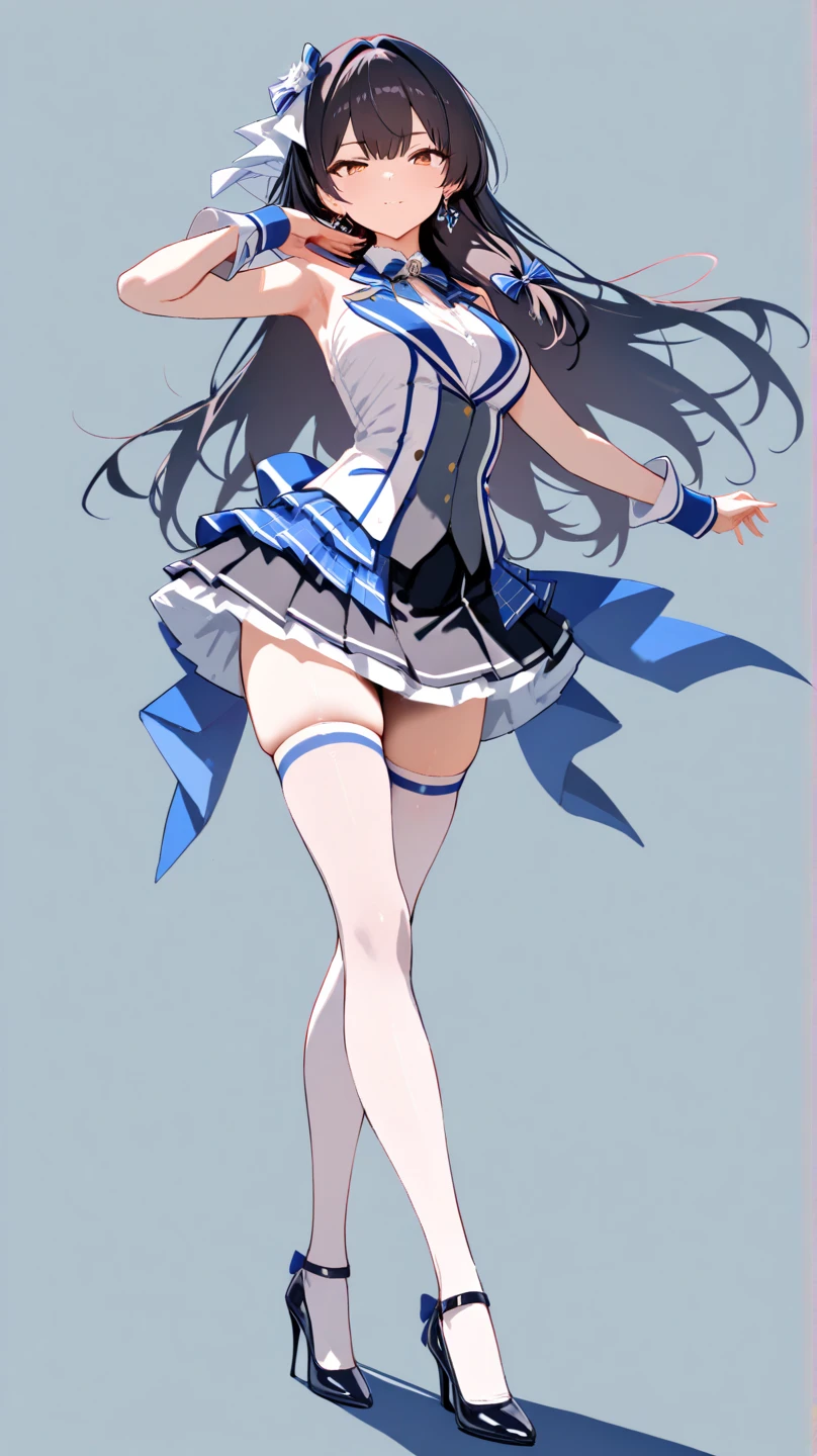 Lewd, naked, wide open thigh, mini skirt,but buble, stocking,masterpiece, young girl, twintail, ultra hd, yor forger, thick thigh,
