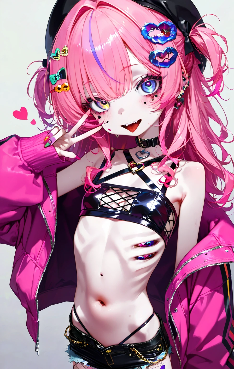 beautiful girl,Visual Kei,Jewelry Eye,Beautiful Eyes,Swimwear,A princess-like bedroom,16k