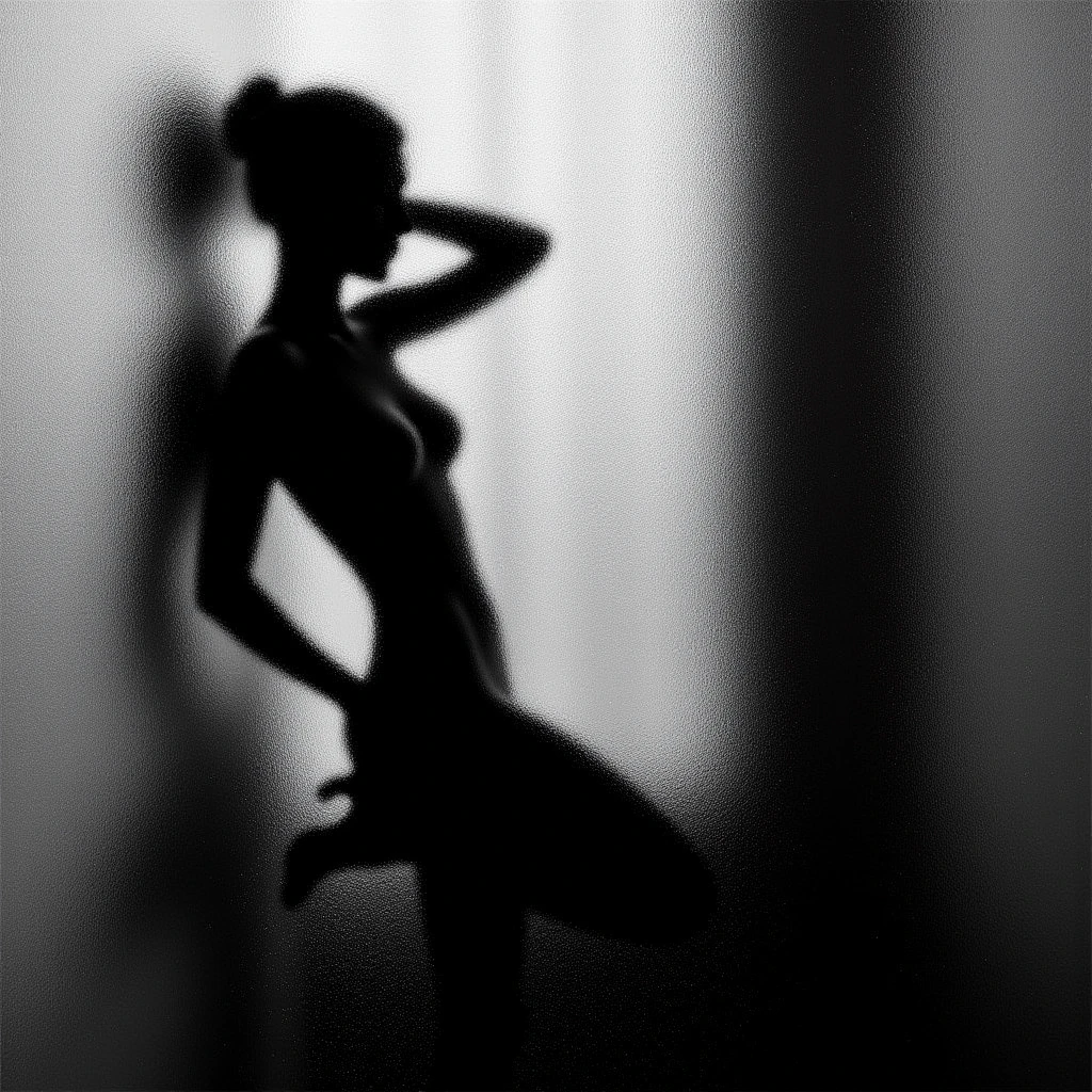 a woman in her 30s, sensual fine art nude, monochrome, dramatic lighting, high contrast, minimalistic background, elegant pose, chiaroscuro, Helmut Newton style, sophisticated, alluring, dramatic, powerful, cinematic, fashion photography