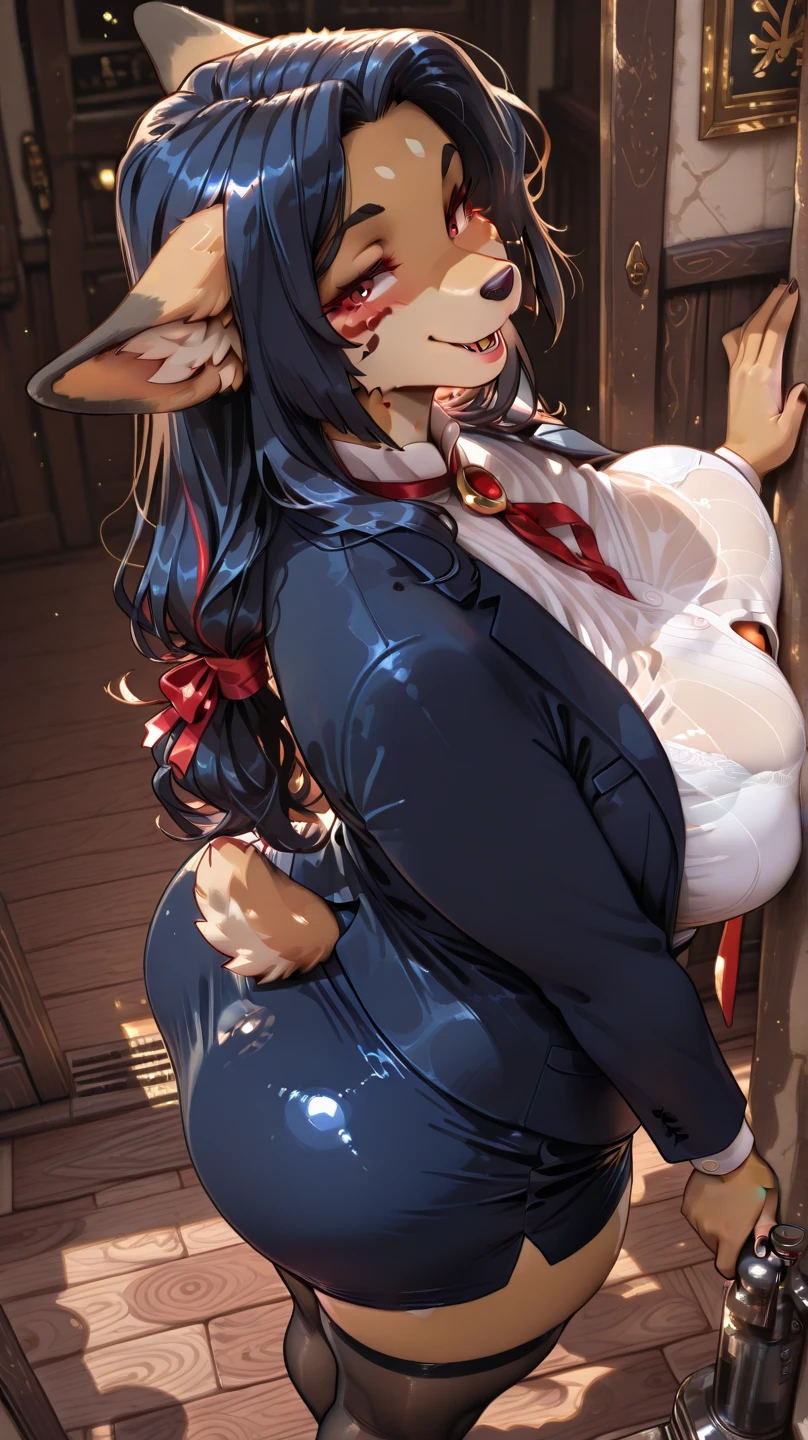 1girl, karyl, animal ear fluff, animal ears, black hair, black ribbon, cat ears, cat girl, cat tail, fang, green eyes, hair bow, long hair, low twintails, multicolored hair, purple bow, ribbon, skin fang, streaked hair, tail, twintails, vertical stripes, white hair, anal sex, from side, anal juice, [[shit]], pregnant, cute, doggystyle, wet shit, penis, wet penis, horny, excited, heavy breathing, orgasm