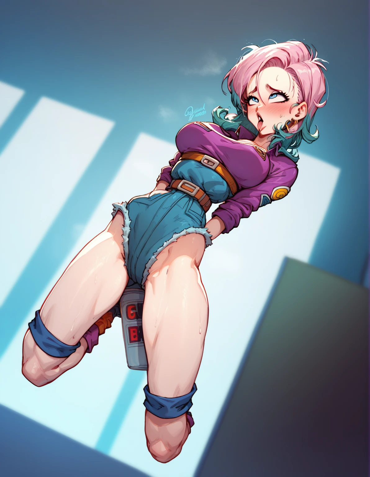 (Squatting), European and American cartoon characters, design de personagem original, sexy look , 1 girl, standing alone, jewerly, bonnet, aretes, pants, ha, へそ, shoe, tummy, long hair, breastsout, hand on hip, White background, hoop aretes, top cut, green pants, simple background, tennis, pink hair, big breastsout, regatta, pink hair, baggy pants, neckleace,massive huge penis, show penis, show full massive penis, big underwear showing, long penis, massive huge penis,, naked penis, viril strong penis, viril girl, viril massive penis