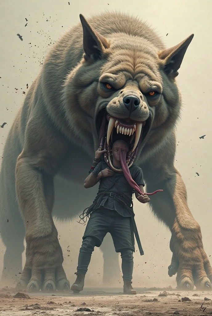Anything on a leash, random, chaotic, chaos, concept art, 4k