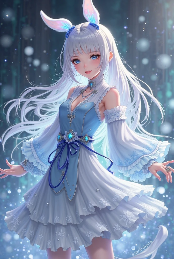 (tmasterpiece, quality, Best quality at best, offcial art, Beautiful and beautiful:1.2), (1 rapariga:1.2), cute big breasts, extremely detaile,(Abstract:1.4, s fractal art:1.lata_the hair:1.1), eBlue eyes,Colorful,The most detailed, Beautiful girl trapped in a big soap bubble,games of thrones,taichi,
