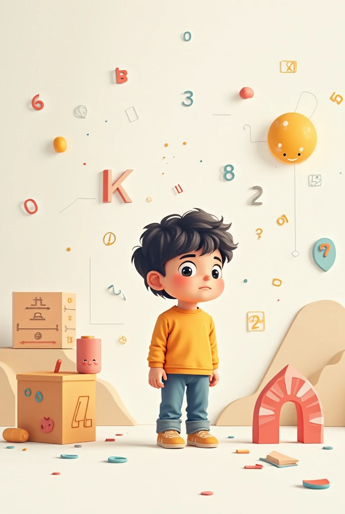 A cute boy scribbling in his notebook, surrounded by his imaginary friends. (Prompt B:0.8) Whimsical doodles and doodles fill the page, creating a colorful and imaginative world.