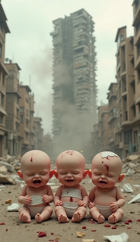 Bangladesh map with lot of baby head 