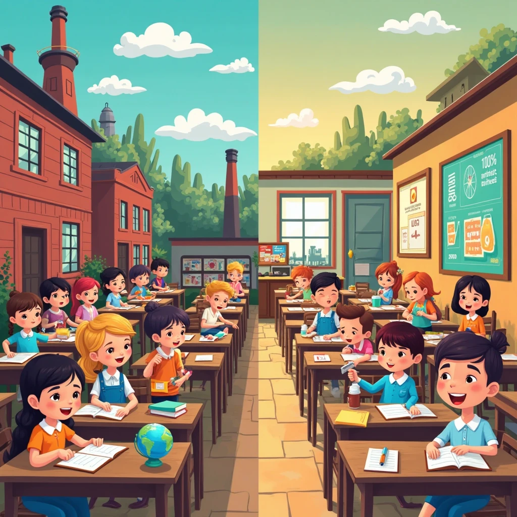 School wall image