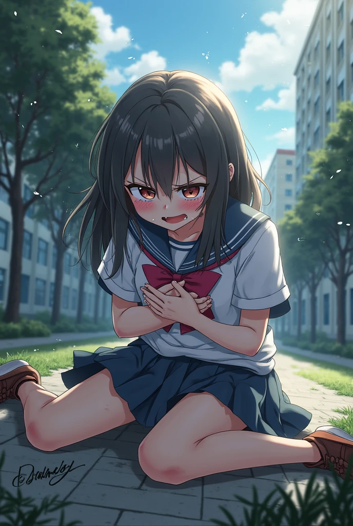 lora:DILDORIDING2-000005:1,(masturbation, dildo:1.2、squatting),whole body、slim,(Thin legs:1.3),(Thin legs:1.3),(red collar,collar on a leash),Mikan Yuuki, (8-year-old),(brown eyes:1.5), brown hair, hair ornament, hair scrunchie, long hair, pink scrunchie, scrunchie, (flat chest:1.2),(glossy skin:1.4),
BREAK scrunchie,(skirt),(skirt lift:1.5),
BREAK 夏、sunlight、garden,(clenched teeth),(anger:1.3)、(tears:1.3),blush、blush、(pussy juice:1.3),BREAK (masterpiece:1.2), best quality, high resolution, unity 8k wallpaper, (beautiful detailed eyes:1.6), extremely detailed face, perfect lighting, extremely detailed CG, (perfect hands, perfect anatomy),