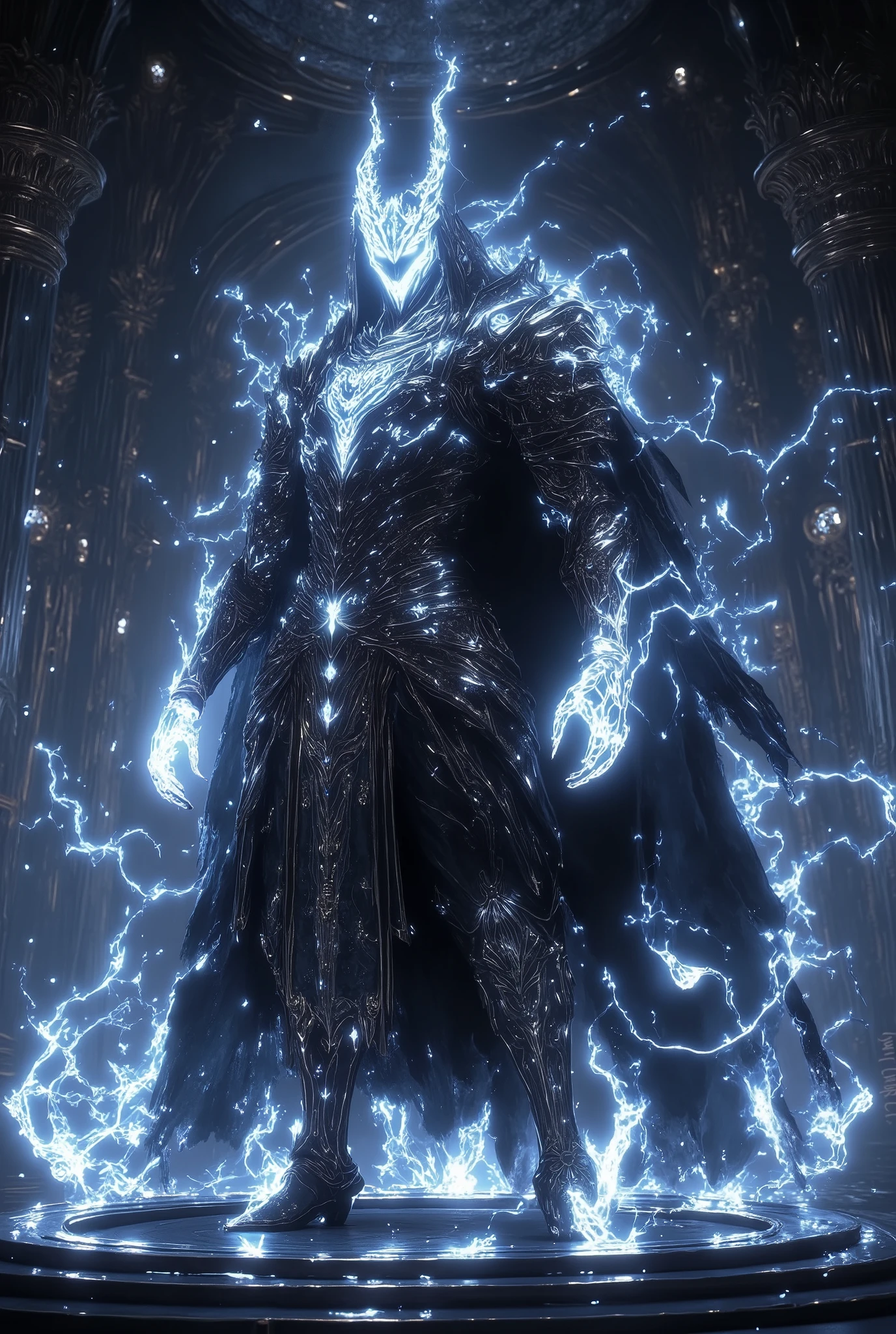 Creating Of Final Boss from Open Worlds Games : Dungeon Of Ice Hell, Beauty Evil Necromancer