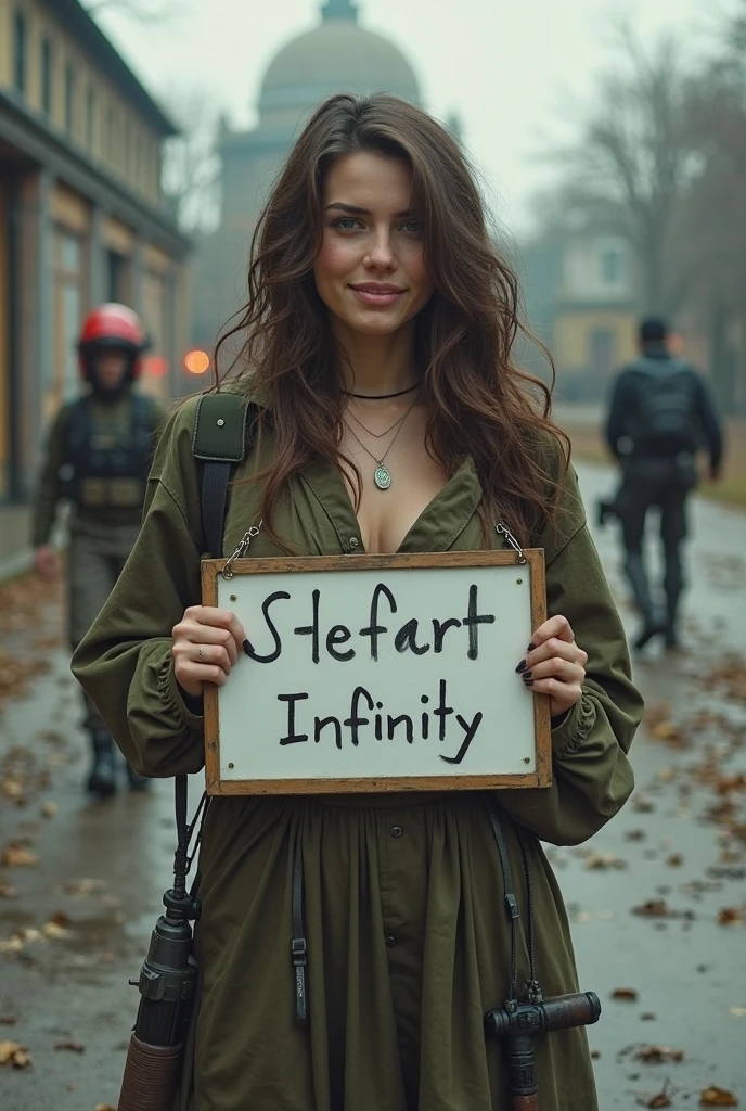 completely naked, blonde woman, black backdrop, Sexy young woman, Juicy figure, big breastes, wide thighs, Erotic, wear new year'hat with empty board, Woman with a sign, promotional photo, The woman, Hold the sign in your hands, textless!, In a Santa Claus hat, naked ass, on a black background