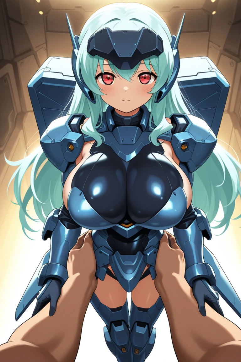 POV Fuselage Grab, ((SEX:1.8)), (Lying), 1girl in, moaning, (is crying), (Spread legs), Arms behind your head,(((penis: into pussy: blood stained))), ((Broken Paladin Armor)), (Female knight:1.3),(s Armor:1.3), (motion blur:1.7), (light green  hair), (ponytail), (flipped hair), (), (purple  eyes), (large full breasts:1.3),(thighs thighs thighs thighs:1.1), Large breasts, (round breast),