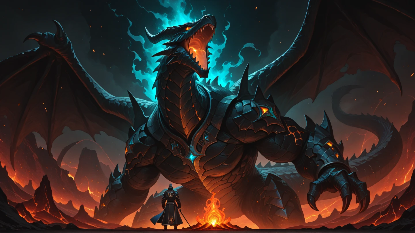 "Transport yourself to a captivating realm where colossal fire dragons reign. Visualiza estas majestuosas criaturas con enormes, Cuerpos robustos cubiertos de intrincados, escamas de fuego. Imagine their powerful limbs and towering presence as they traverse the rugged landscapes they call home.. Las escamas de los dragones de fuego deben parecerse a las ricas texturas de lava y formaciones de fuego., Integrating seamlessly with the environment they protect and embody." photographic, Kinematic, Disco duroR, Disco duro, Obra maestra, La mejor calidad, hiper detallado,