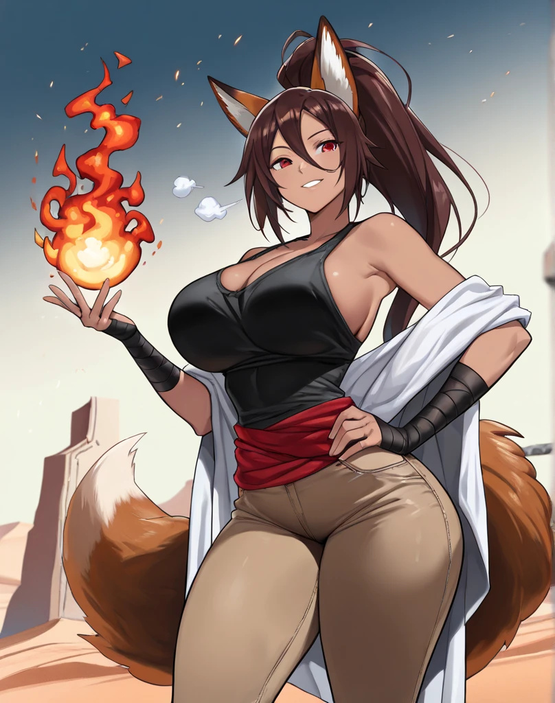 長い髪を持つbeautifulアニメ風の牛娘,((Minotaur Human)),(((Brown Hair)))Long Curly Hair,(((Highest quality)))Transparent Hair,A kind smile,Eyes full of kindness,(((Brown eyes))),色欲の美female,(((A well-defined, glamorous body)))(((Huge bust)))Tight waist,(((Dressed in cowboy clothes)))際どいカウボーイをしている過激な美female,Cow's ear,Cow horn,Cow tail,((Wearing cowboy clothing that exposes his chest and navel)),Oily skin,beautiful,(((female々A good appearance))),((Dynamic figure)),(((detailed)))Full Body Shot,Countless leaves(((background)))fog,Red Moon,Countless fields,In the mysterious forest。