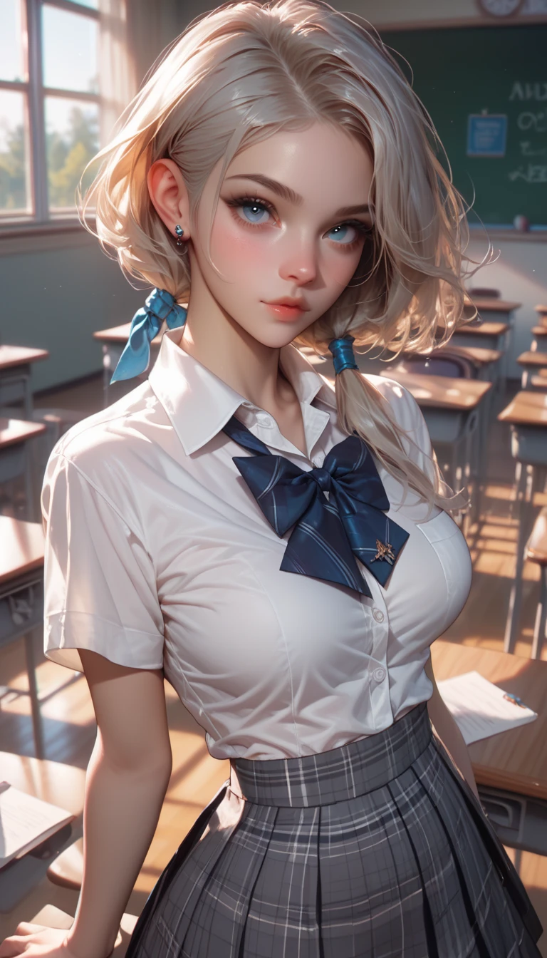 cute  girl,(((curvy ,curvy body,thick thighs))),(((21 years old))),((anime girl  with extremely cute and beautiful platinum white hair)), (((sexy seductive))), (((sexy seductive slutty pose))),

(((Accentuated super huge enormously gigantic nude tits and nipples exposed)),((((Platinum blonde hair:1.35,very long platinum blonde hair,colored inner hair,ear breathing)))),(((moonlight_eyes:1.3))),intricate eyes,beautiful detailed eyes,symmetrical eyes,big eyes:1.5,(((freckles on the face,freckles,freckled girl))),(((lustrous skin:1.5,bright skin: 1.5,skin tanned,shiny skin,very shiny skin,shiny body,plastic glitter skin,exaggerated shiny skin,illuminated skin))),(detailed body,(detailed face)),

cute,slutty,erotic,daring,((nsfw)),

zettai ryouiki,revealing clothing,show skin,(((Sexy school girl uniform, school girl outfit, wearing a school girl uniform school girl skirt and white thigh high socks:1.3,)))

(dynamic pose:1.0),embarrassed,(centered,scale to fit dimensions,Rule of thirds),

inside,indoor,((school classroom)),scenery:1.25,((intricate scenery)),((school decorations)),

