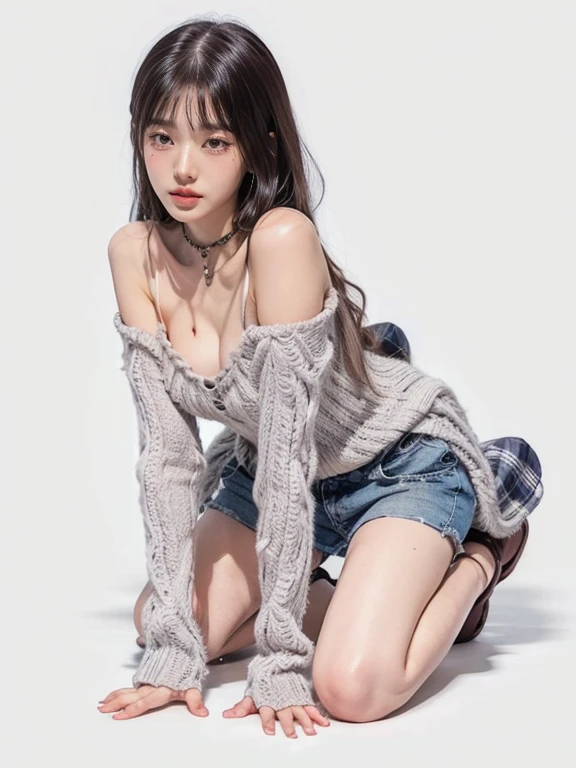 Super beautiful eyes、innocent face, (((realisitic)))a picture, ​masterpiece, top-quality, 1girl in, a slender waist, top-quality, pale-skinned, Black background, (Face and eye details:1.1), Unique, red blush, ((full of shyness)), extremely delicate and beautiful girl, dynamicposes, (to8contrast style), torch clothes, naked body, nude, full naked, showing, beatiful tits, hard nipples, magazine kawaii underware cover, wet body, seductive smile, innocent face, at public place, 18 old years, standing out, showing butt, medium breast, at garden