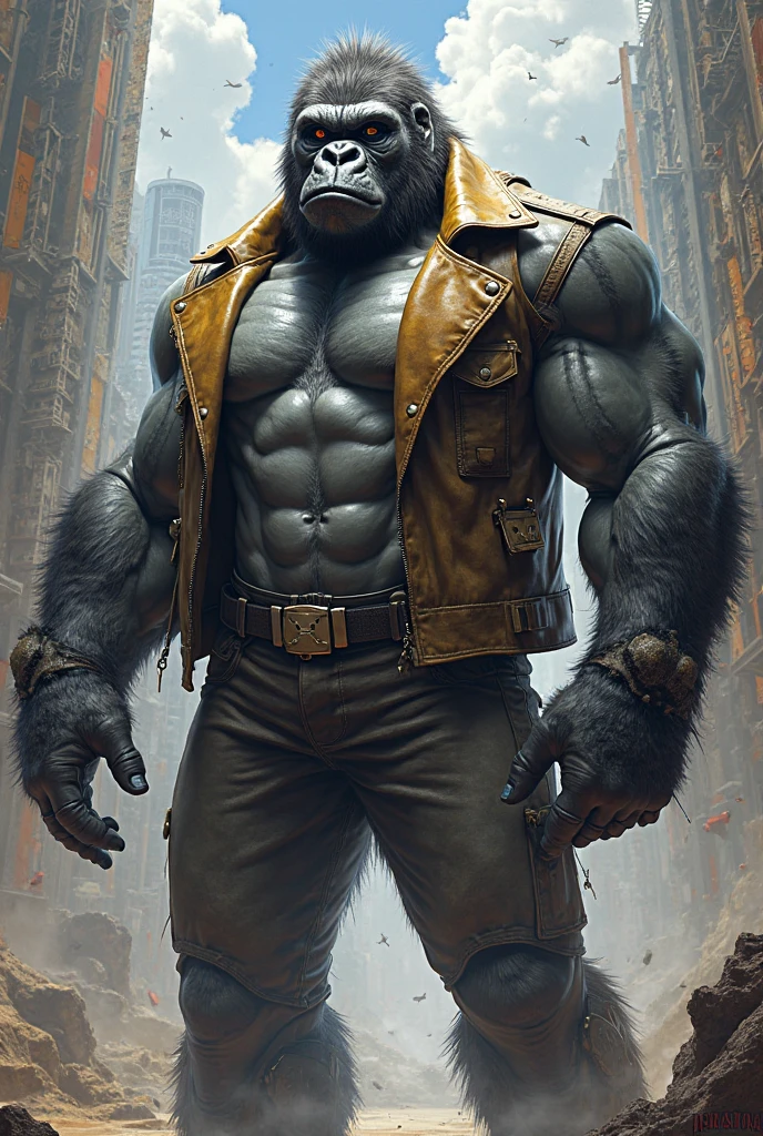 darkness evil gangster gorilla,with guns,dark art,obscure,dark background,4k --auto --s2
