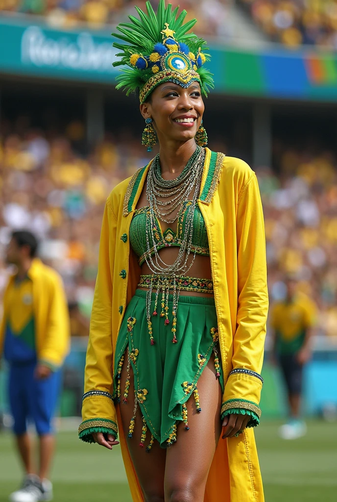 23 year old, Ethiopian Woman, Teacher Bob haircuts, Beautiful face, shiny and sweaty skin, wearing short skirt, wearing bikini top, wearing boots