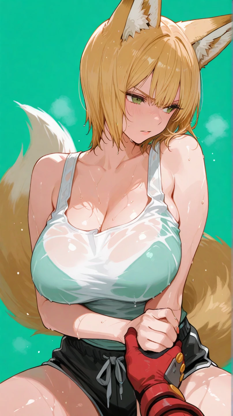 masterpiece, top quality, best quality, super high resolution, detailed background(highly detailed beautiful face and eyes)absurdres, perfect anatomy(cute 1girl, single:1.4, kemono, solo focus, female)lake, volumetric lighting, One breast visible, Clothes transparent crotch, Areola see-through, Milk protruding, Half-undressed, Wet clothes, Sheer clothing, Very sheer, Water droplets, See-through, Bra flipping, Polori, Lower breasts, Embarrassing, Show off, Cleavage(furry anthro:1.7)(Furry body, tiger facial features, tiger body features)(very detailed body fur)full body,