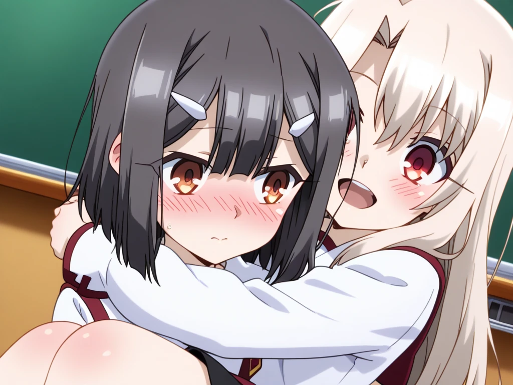 2girls, nishikigi chisato, inoue takina, lycoris recoil, Simple kimono, sash hanging, apron, Japanese cafe, anime, 1boy fatman, faceless male, penis with protruding veins, licking penis, masterpiece, best quality, very aesthetic, absurdres, highly detailed, mosaic censor,