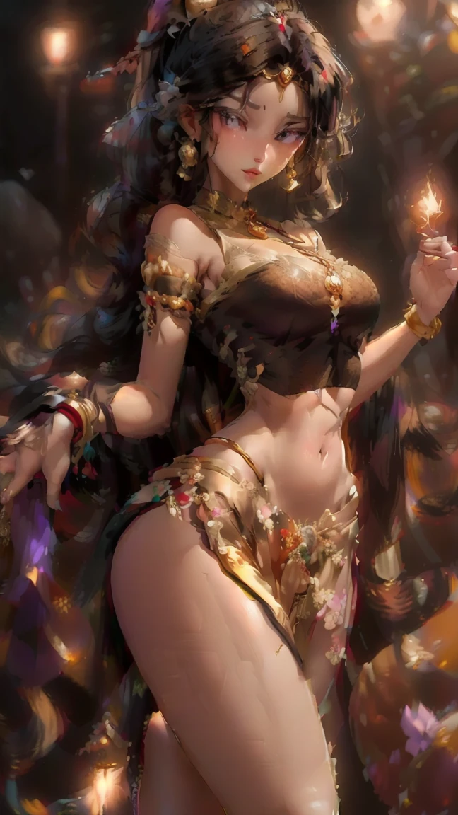 (Masterpiece:1.5), (((High qualityสุด, best quality, High quality))), ((complicated details, very detailed, Crazy details)), height, 32ก, Extremely detailed CG 8K unity wallpaper., (beautiful and beautiful:1.2),, (depth of field:1.3), (Flawless.:1.3), (Delicate depiction of details:1.4),
(((Abundant natural light, Delightful bright colors))), (Ambient volumetric backlight:1.5),  (Illustration of an extremely beautiful young woman:1.3), (perfect center:1.4),(ท่าThai Dance:1.5), (((movie corner))),
(1milf:1.5), (alone:1.4),
beautiful beautiful face, [(detailed face:1.2):0.2], Bright eyes, Pure Rose Face_v1, ulzzang-6500-v1.1,  (gag:1.5), (red lips:1.4), (full lips:1.4), (smile:1.3),
Flawless attractive body, (((The feminine curves are pronounced.))), Skin glows brightly., realistic skin, hair follicles, (((Tightening belly, navel, Groin:1.3))),
(((Golden thread flutters.))), (Fringed tassels:1.3), (Tight long sleeves:1.4), (Single neck), (The invention shines.:1.5),(Strapless Thai dress with no straps:1.3),(Show your breasts,The crevice is clear.), (Elegant and intricate clothing accessories:1.5), (Embroidery work decorated with gems:1.4), (sparkling clothes:1.4), (sparkling particles:1.3), (((The front seam is sagging., Sagging back seam))), (((earring, armband, Hair clips, hair accessories))), (Stand alone in a magical outdoor garden decorated with gems and colorful exotic flowers and shrubs.:1.5), (Outside the great ancient palace:1.5), (((full body))),((((ขับnavel,List of dances,Thai Dance)))),((((Separate outfit showing nipples:1.4, semi-naked:1.8))),(((Complete breasts,Complete nipples))),Revealing the skin, ((pussy,bare female genitals)),(((3 young adult women,beautiful woman))),group of dancers