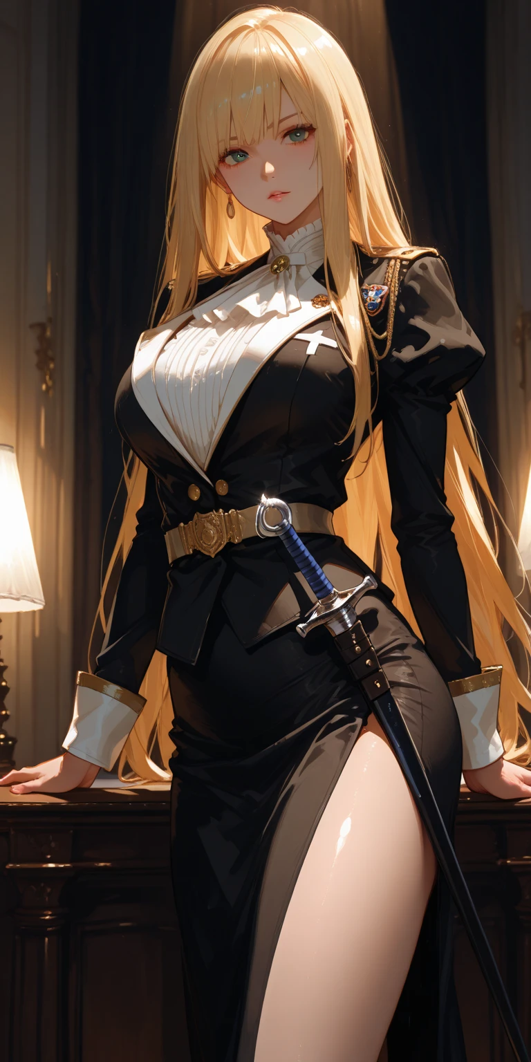 anime girl in a roupa de freira posing in front of a stained window, roupa de freira, artoria pendragon, marisa kirisame, linda garota de anime agachada, the anime girl is squatting, glamor anime witch casting magic, garota anime sedutora, estilo de anime ecchi, curvando-se, detalhes finos. linha de frente das meninas, lit from behind, 2b, 2b