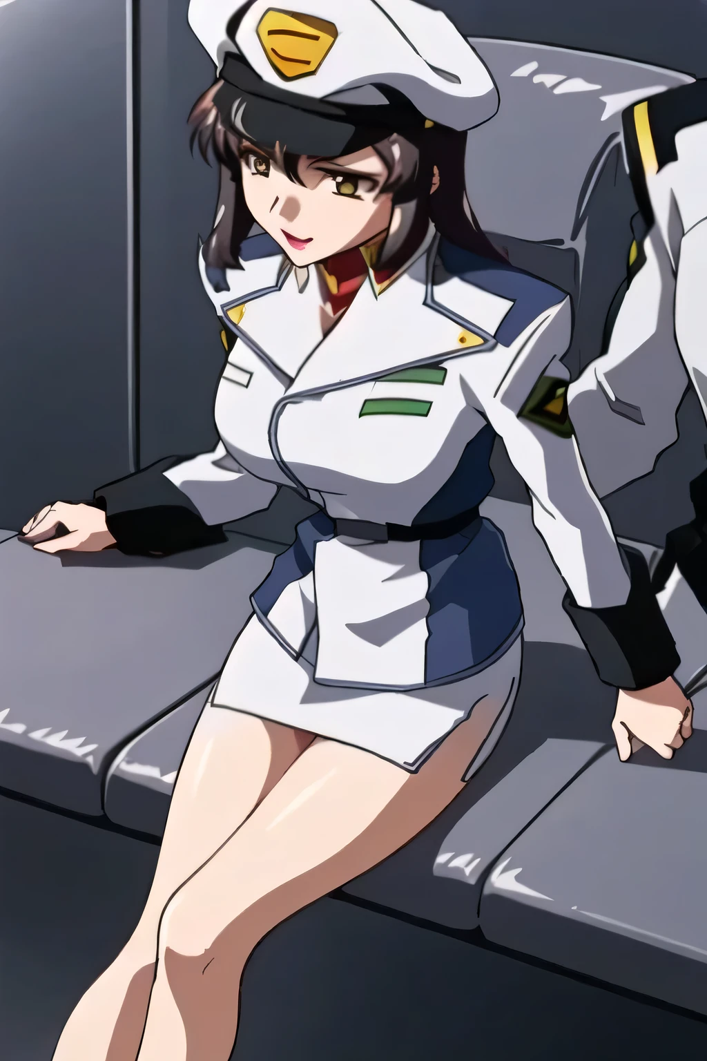 sitting in a seat,Can you draw an accurate representation of hands and legs, the expression of。It depicts her expression more delicately,she's wearing a military hat, With legs ,It completely interferes with escape, black leather micro mini skirt , wearing miniskirt police uniform ,その仕事は1people々々々々々々々々々々々々々々々々々That's enough,40歳大people々々々々々々々々々々々々々々々々々々 sexy woman, police uniform, It It depicts her expression more delicately,足を広げて dark blue pantiesを見る,(draw a more delicate expression),( police uniform),( black leather miniskirt、it rubbed against her chest )( dark blue panties ),that job is great, I need it for work、 No need to cut his face,but、I was surprised, don't prepare your face for work that interferes with your escape ,Yellow Shirts, He's wearing a miniskirt, , I'm a woman close to 40 years old、I'm drawing , , Big Breasts, Thin Waist , , ,I'm a woman close to 40 years old、I'm drawing , people々々々々々々々々々々々々々々々々々々々 It's an accurate depiction of hands and feet