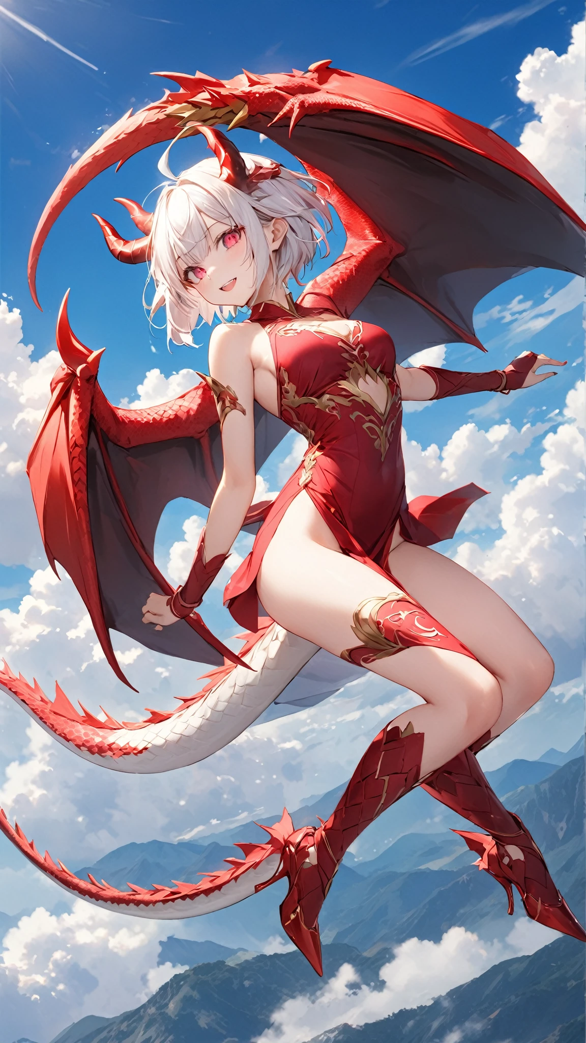 These 2 pictures can be said to be carefully selected. The overall effect is very good because the picture is richer: its details are not so perfect. Supplement: cute resin Chinese dragon girl, full body, fantasy creature, super cute, in the style of dreamlike fantasy creatures, in the style of fairycore, meticulous design, transparent metal texture.PVC,fine luster,clouds,nature elements, plush doll art, fuyukomatsui, ren hang. yanjun cheng, manticore, unicorncore, UHD, HDR, 3drender, 3d model, unrealengine5 , ultra high-details, Lava varied multi etc. --v 6 --s 1000 --c 20 --q 20 --chaos 100