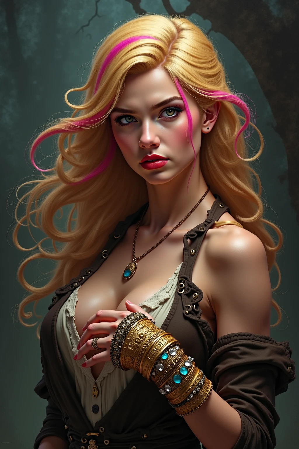 Demon,Warrior,beautiful girl,Beautiful Hair,luxury,wonderful,elegant,complicated,High detail,Digital Painting,Art Station,Concept Art,Sharp Focus,Illustration,Art by Ross Tran,sexy ultra micro bikini,Perfectly beautiful big bust,beautiful abs,Perfectly beautiful designed and detailed face,Perfectly beautiful hair,disaster々Cool atmosphere,Perfectly beautiful and balanced body,silky and beautiful skin,Perfectly beautiful and balanced face,have a magic wand in hand, Perfectly beautiful designed and detailed tattoos,Perfectly beautiful designed and detailed a little face war paint,Use magic,full body photo