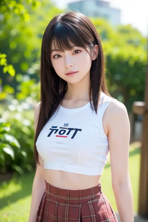 Japanese、Athletics、20-year-old、smile、Beautiful Face、((Large Breasts))、Colorful sportswear、Sweaty body、Browsing Caution、Brown haired、Free pose、Dynamic Angle、 Close-up、RAW Photos, Highest quality, High resolution, (masterpiece), (Photorealistic:1.4), Professional photography, Sharp focus, Hmph, 8k resolution, Intricate details, Depth of written boundary, Highly detailed CG unification、8k wallpaper, Front light,
