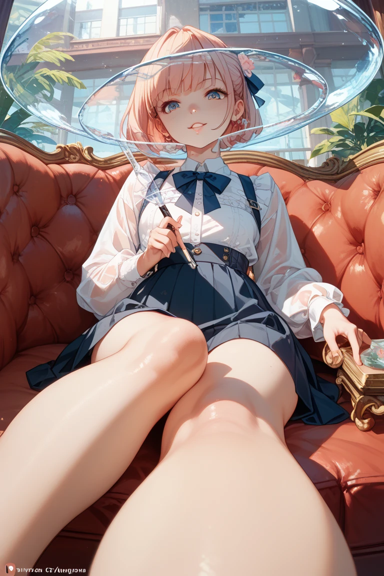 1 girl in、Being in the library、chiquita、Wearing headphones、face perfect