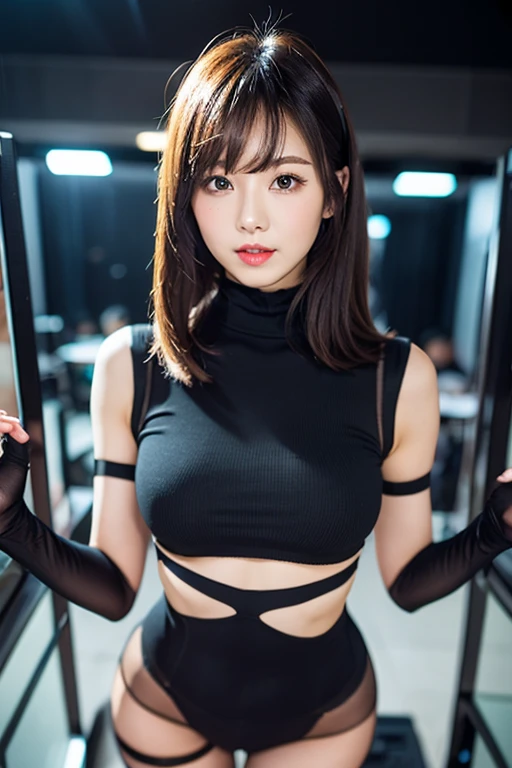 Grid Girl、Race Queen、Beautiful collarbone、Sleeveless、Navel piercing