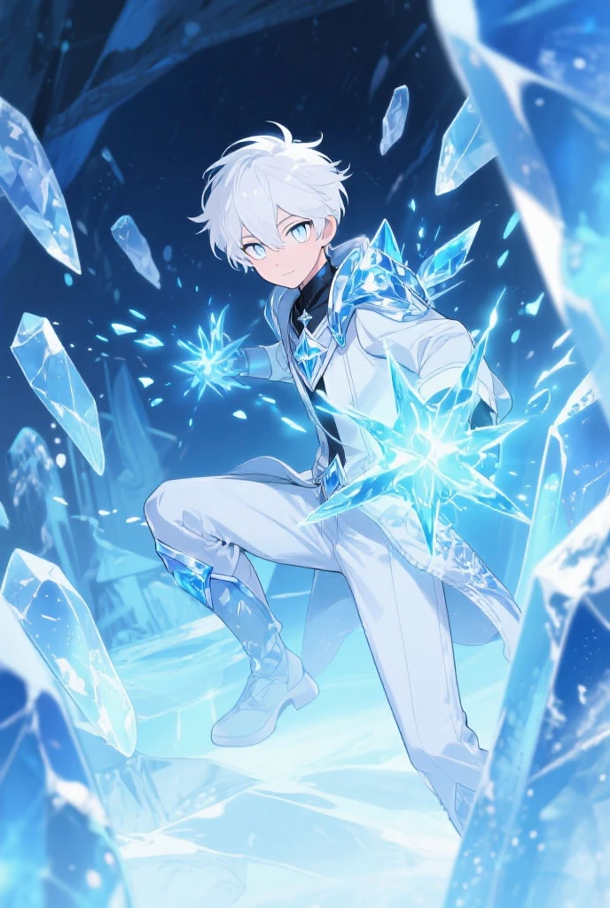 Little male cat,Boys,Has a tail,Lovely,Thin,struggle,eternal,crystal,Crystallization,Blue crystal,Blue slime,Feet become crystal,Hands turn into crystal,crystal spread feet,Crystal legs,crystal hand,illumination,freeze,freeze,Feet are frozen,charming,Boys ,蓝色Crystal legs,Wear tights,plastic,Full body portrait,Smooth,full-body tights,Thin,Blue gel coat,Full body gel coat,Blue gel coat,No clothes,Rubber Body