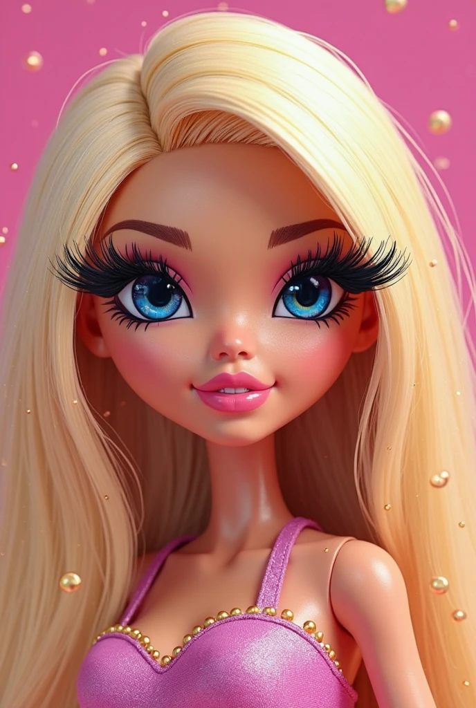 Bratz blonde with curly eyes lined with cap What does Alejandra say?