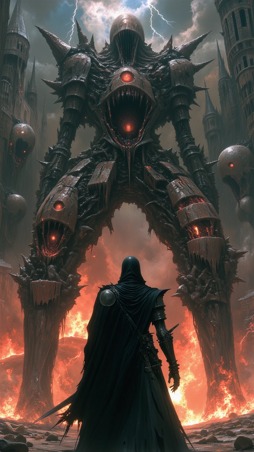 there is a painting of a knight laying on a grave, concept art by Donato Giancola, trending on cgsociety, fantasy art, gerald brom and vincent di fate, old - school dark fantasy art, fallen knight, beksinski and dan mumford, style of donato giancola, josan gonzales and dan mumford, donato giancola and tom bagshaw