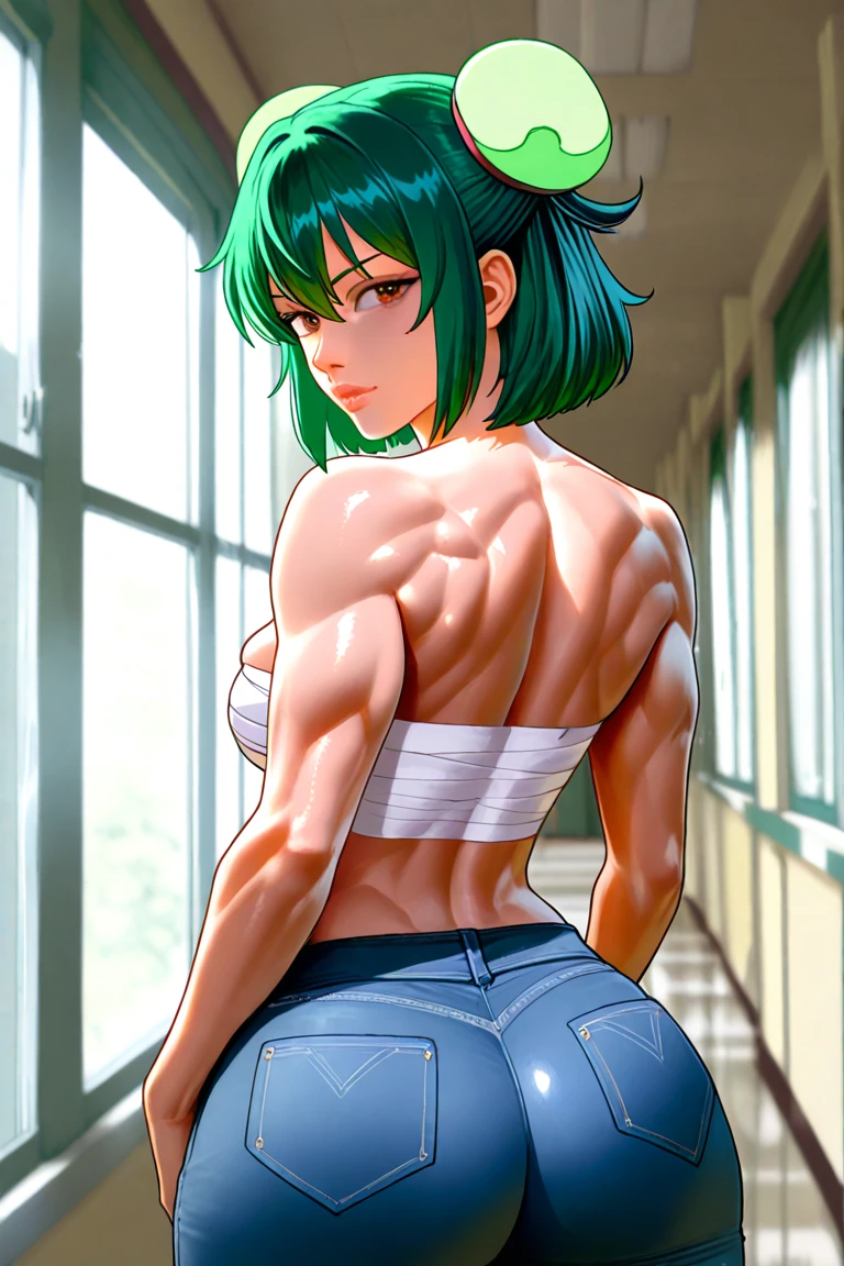 (((1 girl))), (Tatsumaki of a punch man), (short green hair), (green eyes), small chest, (((wearing bikini))), (full body view), (no motel room), (((slim, muscular legs))), thin waist, stomach muscles, big ass, (((full body photo))), wearing black high-heeled shoes, (((sitting on chair with open berms showing her vagina to me))), (moody), HDR, eye reflection, extended eyes, extended eyes, Moody, anime, minimalism, anime style, ray tracing, Cinematic lighting, Cinematic lighting , shine, shine , JPEG artifacts, bright light, god rays, ray tracing, drop shadow, panorama, Sony FE, from behind, Underneath, Underneath, UHD, master piece, precise, accurate, anatomically correct, Super Detail, high quality, best quality, Highest, 16k