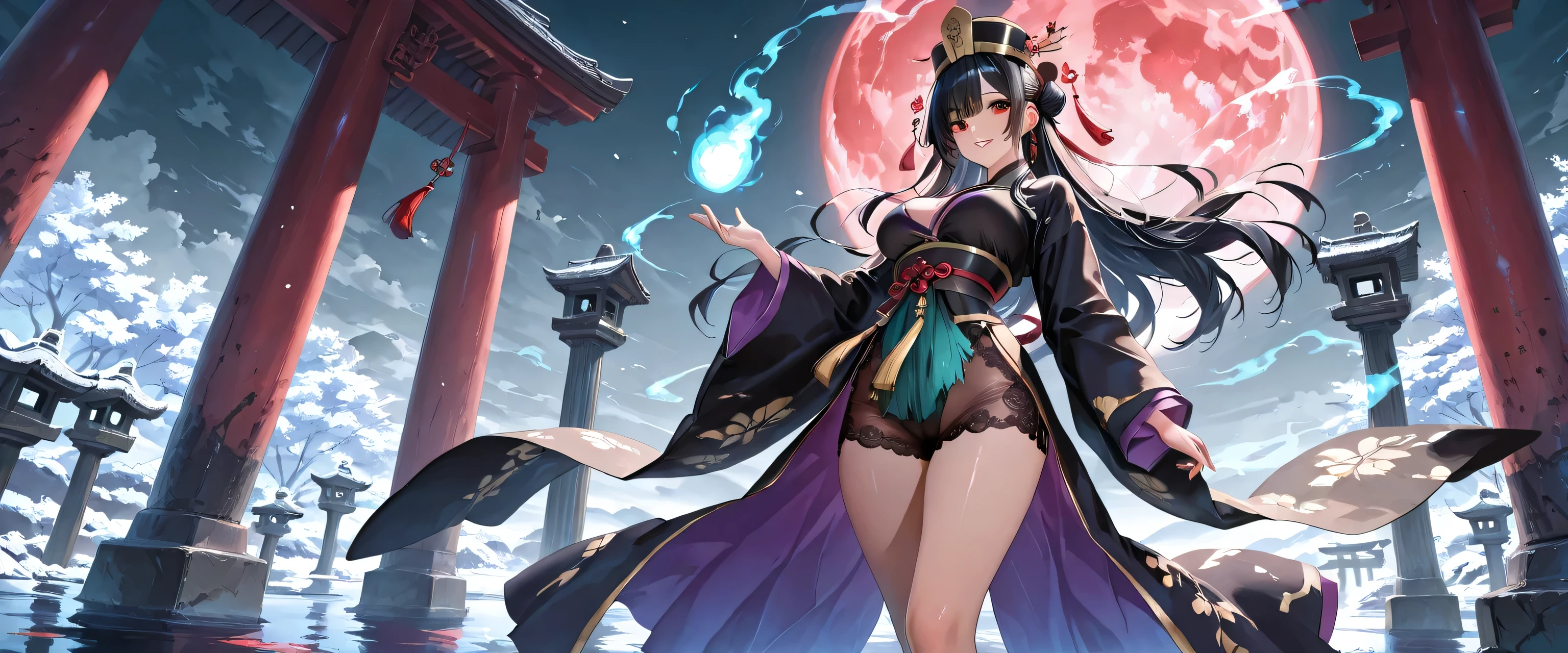 (((Highest quality)))(((Best Image)))(((anatomy)))外見は20代のwoman,Random hair color ,Random hairstyle,Wear a shrine maiden costume,Extreme costumes(((Appearance)))The shape is humanoid,Random Face(Beautiful Face),,Huge breasts,Tight waist,Wearing randomly colored armor(((Features)))Eye color is random,Personality is random,Attractive figure(((arms)))They are armed with weapons that are randomly colored glowing objects..Possess modern weapons.(((woman)))The skeleton is human-like,Huge breasts,Tight waist,fogのようなガス状のもので纏っている(((background)))Barren Land,dead tree,fog,Chaotic world(((Standing posture)))ランダムなStanding postureをしている,mysterious,lovely,Highest quality((Full Body Shot))